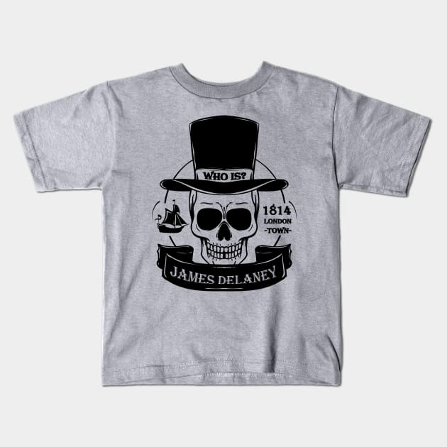 Who is James Delaney? Kids T-Shirt by Yolanda84